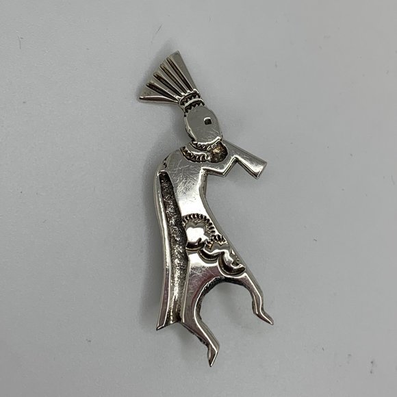 Fine Jewelry Jewelry - Dancing Kokopelli Sterling Brooch